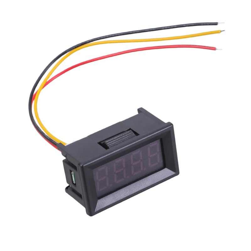 Red Digital Voltmeter 0 100V 4 Digit Voltage Tester Gauge Indicator Easy Installation - Image 3